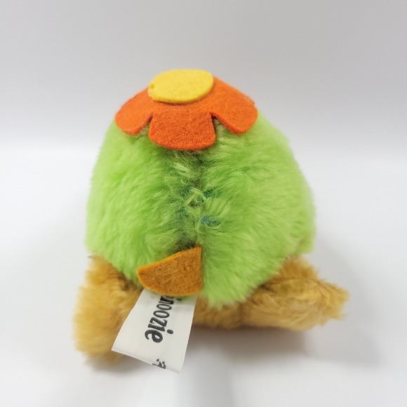 VTG Wallace Berrie Snoozie 6" Plush Turtle w/ Flower On Shell 1975‎ - Picture 5 of 12